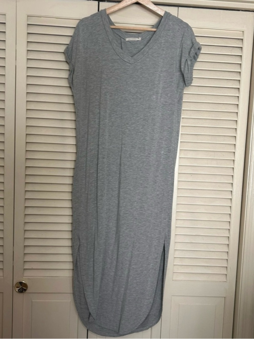 Ellison V-Neck T-Shirt Maxi Dress.